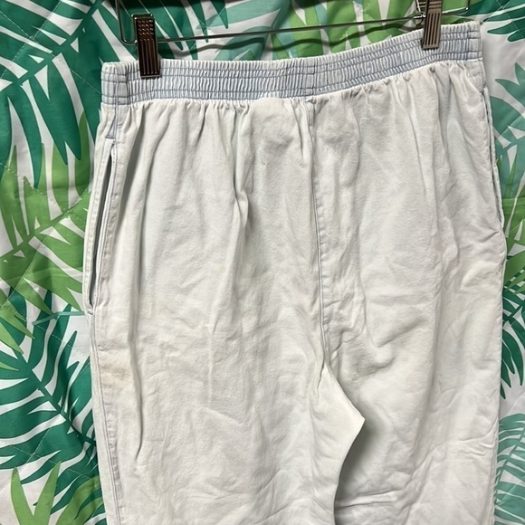 drapers & damons elastic waistband | washed look light blue | size M - Picture 3 of 11